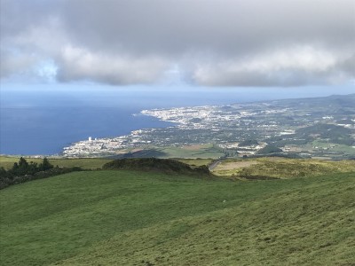 Landscape with sea and cliffs