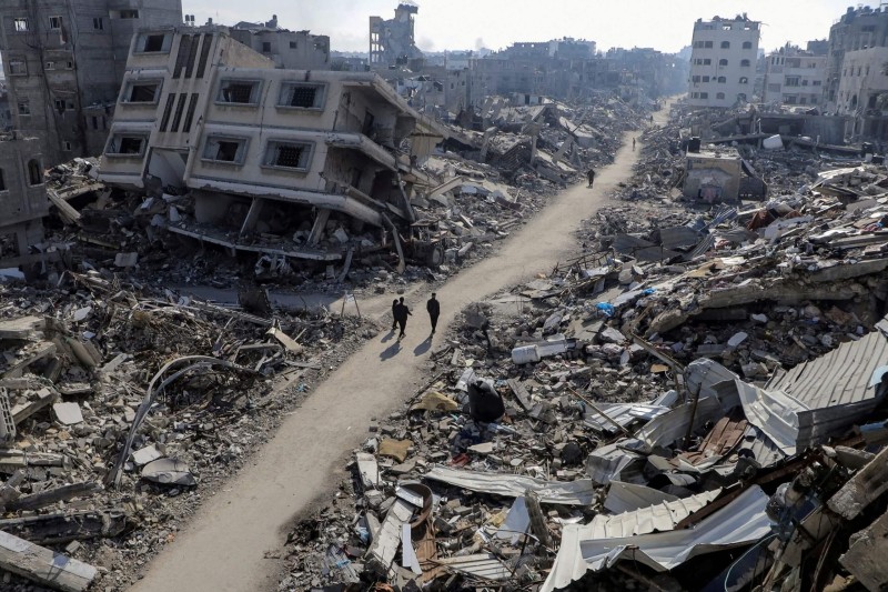 The destruction in Gaza